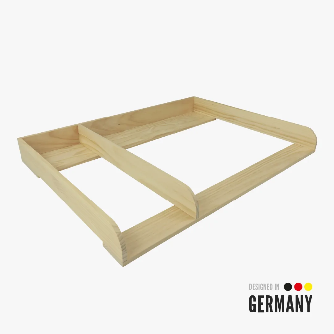 Ausstellungsstück: Wickelaufsatz für IKEA Hemnes - Pelle XXL mit Trennfach, natur