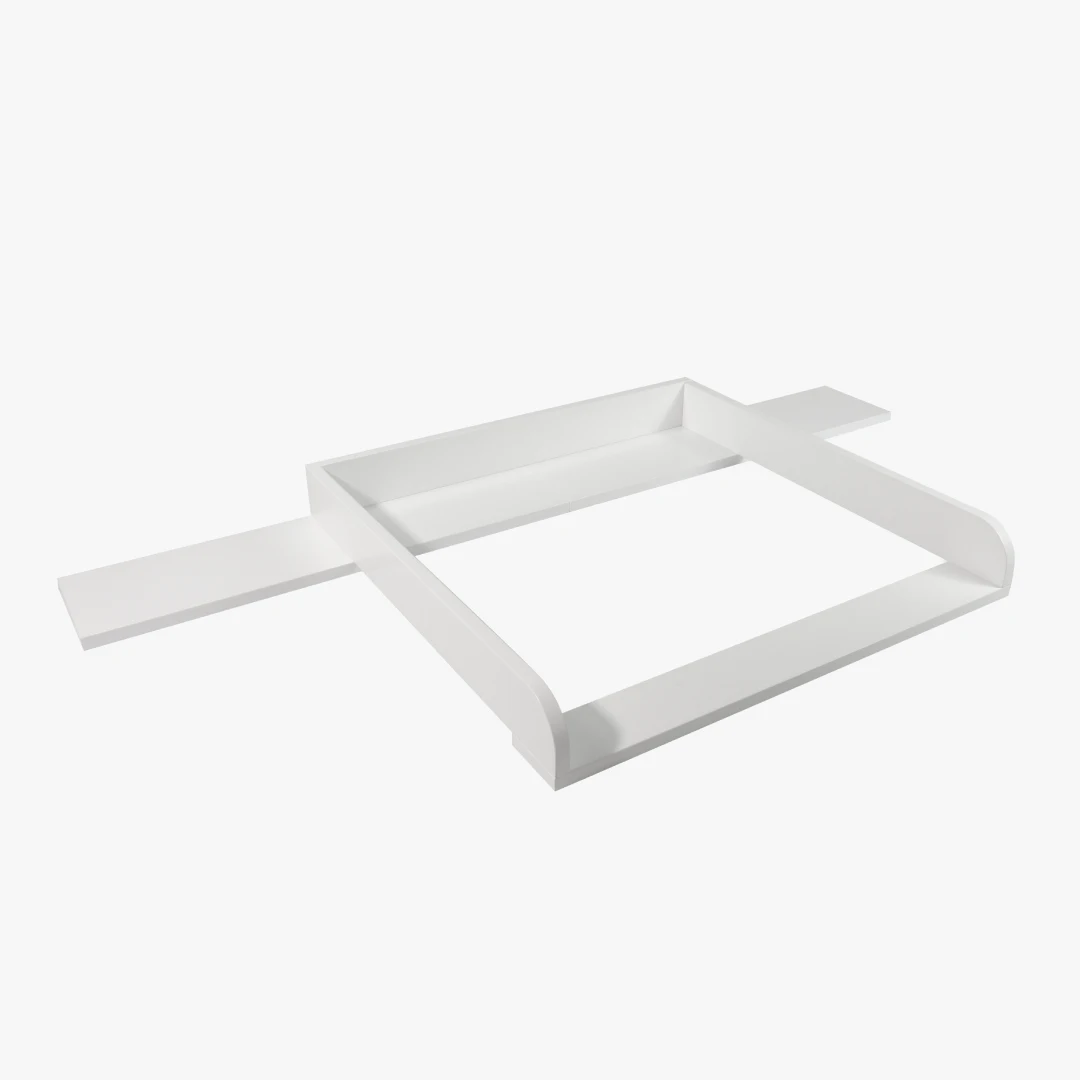 Wickelaufsatz für IKEA Hemnes - Levi mit 159,5 cm Blende, weiß