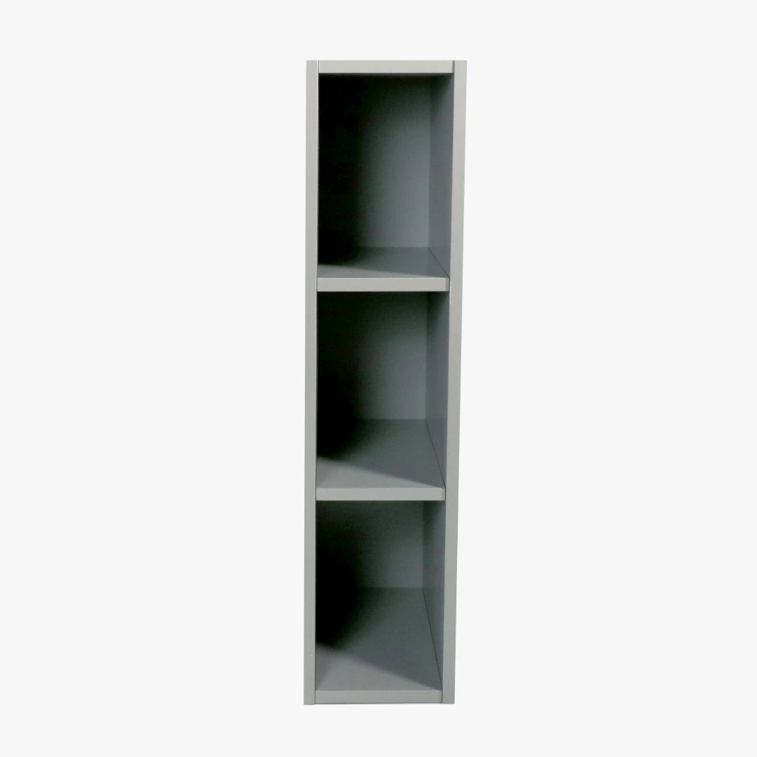 Stauraumregal für IKEA 3er Malm - Mikkel, grau, 19x75x30 cm