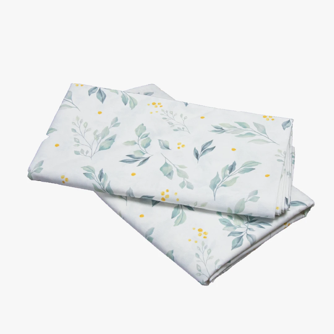 Hausbett-Vorhang Flora, weiß, 146x298 cm