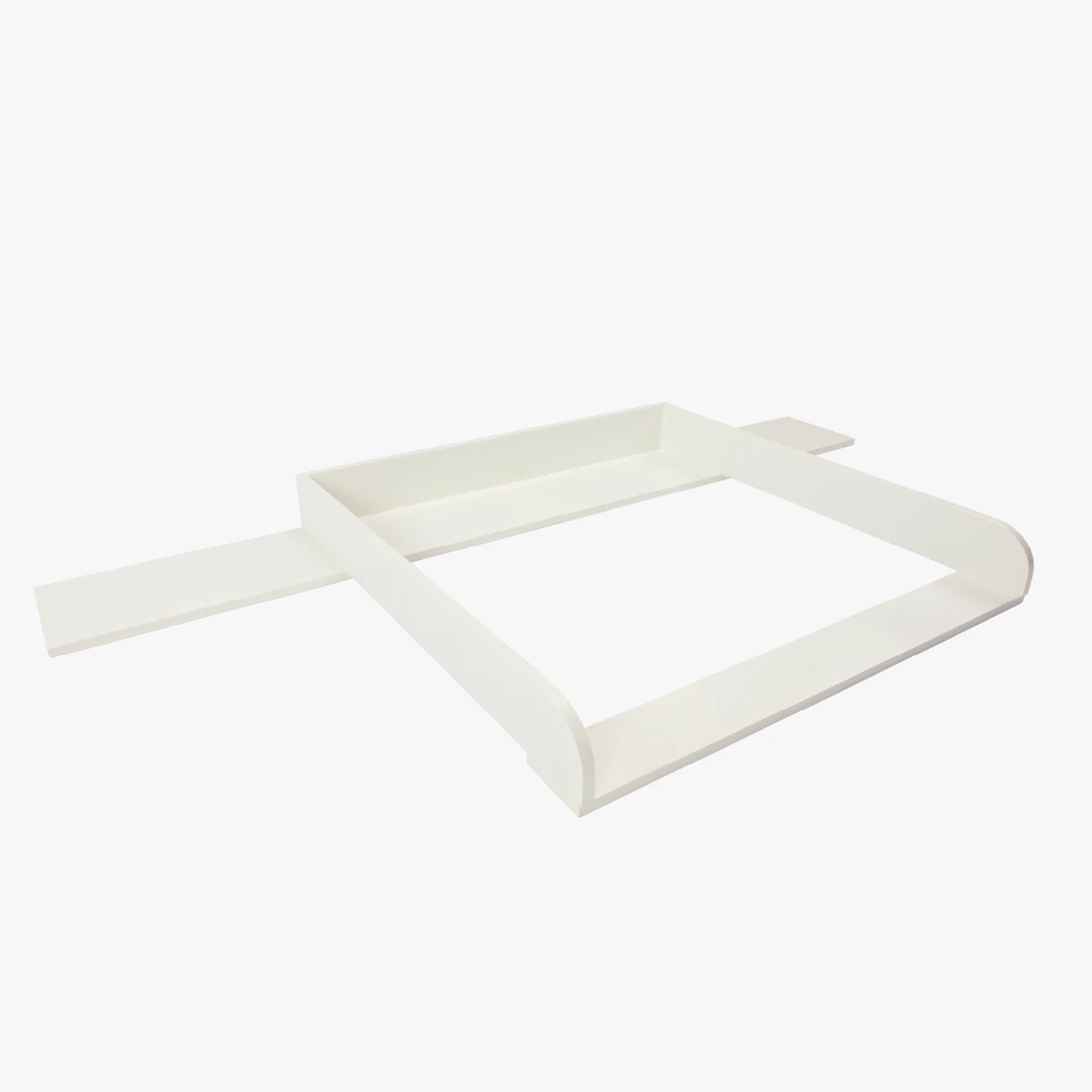 Wickelaufsatz für IKEA Malm - Lennard mit 159,5 cm Blende, weiß