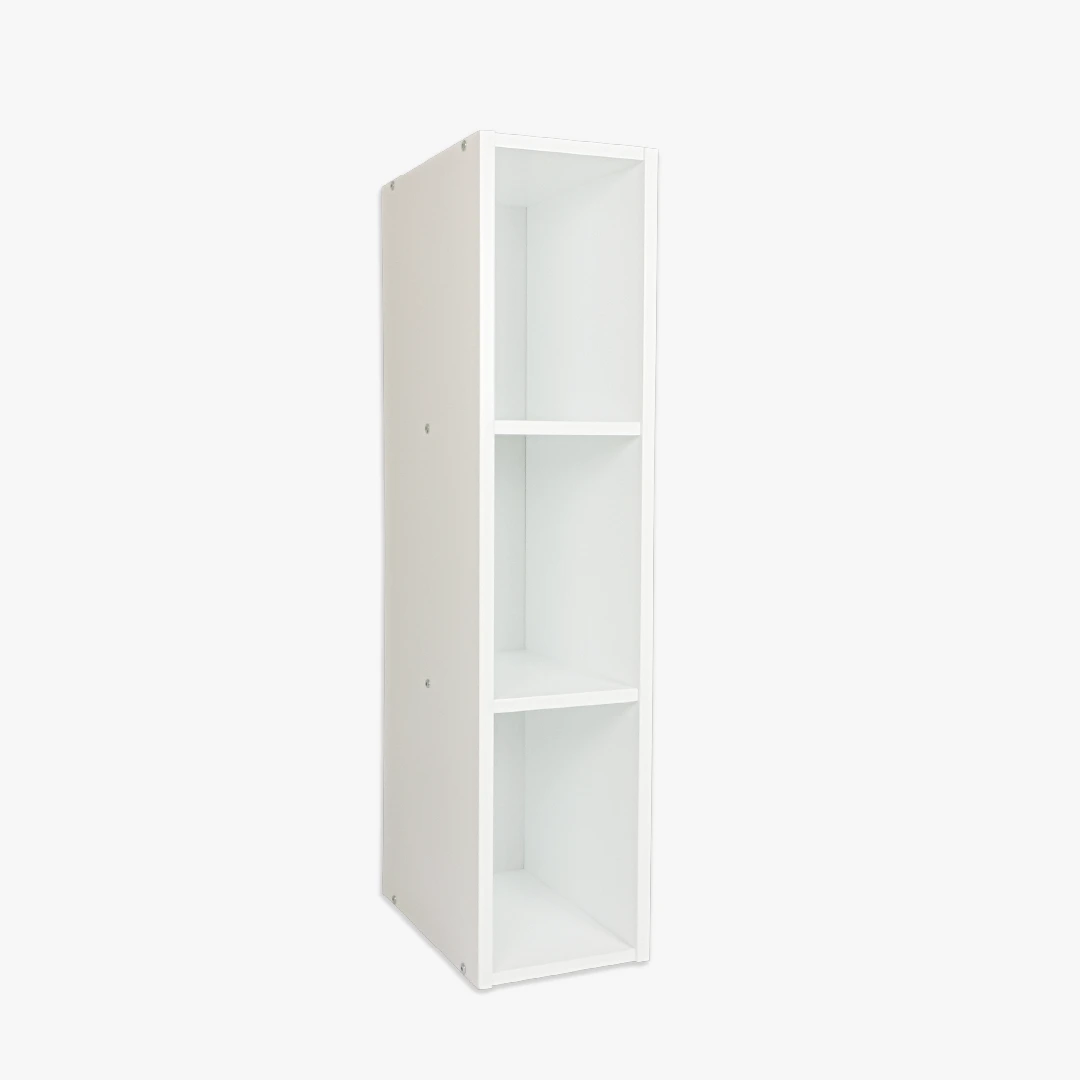 Stauraumregal für IKEA 3er Malm - Moritz, weiß, 19x30x76 cm