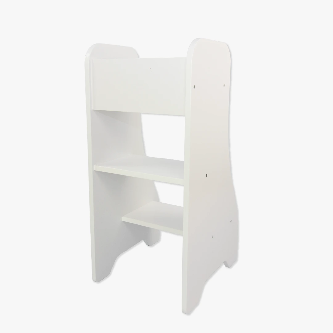 Entdeckerturm Turmine, Montessori Lernturm, weiß, 43x94x50 cm