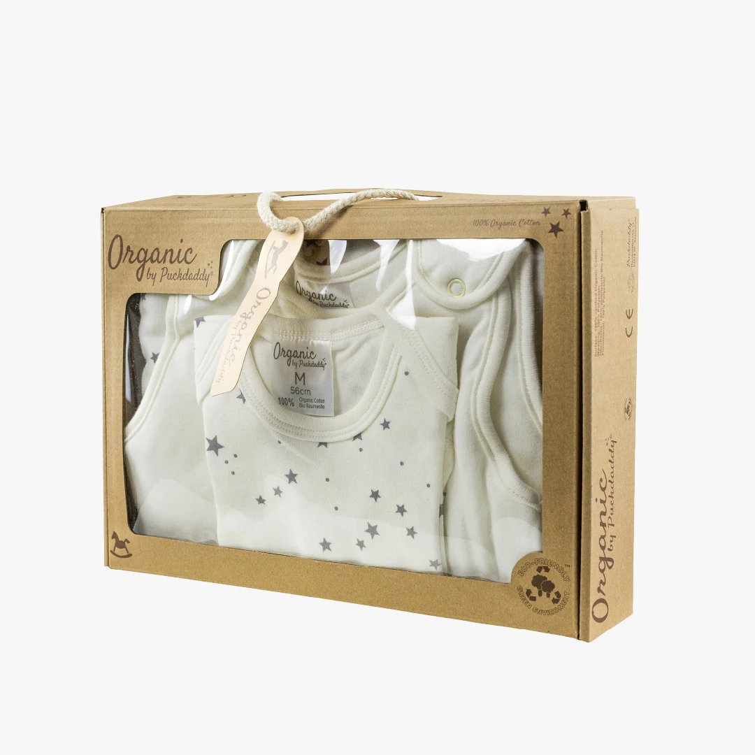 Organic Schlaf-Set Lia, weiß, Größe 56