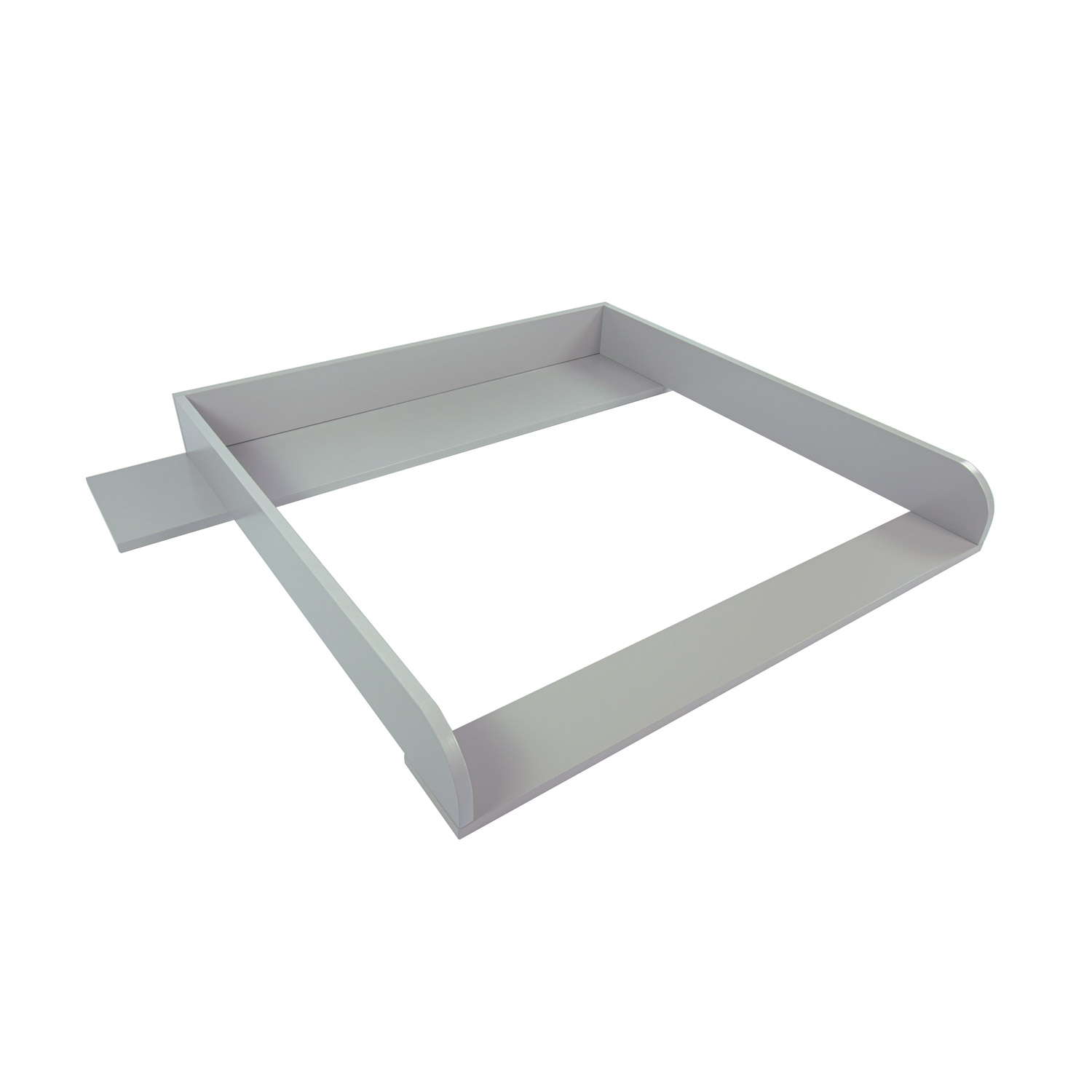 Ausstellungsstück: Wickelaufsatz Aaron mit Blende 108 cm, grau, IKEA Hemnes